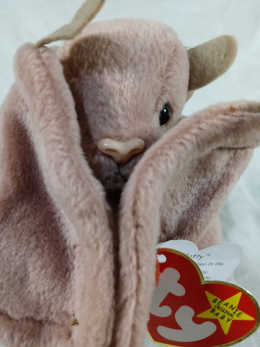 Ty Original Beanie Babies Collection Rare Retired Vintage 1996 Batty Plush w Tag